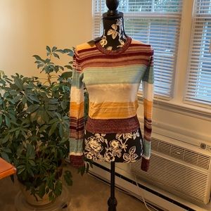 NWT Forever 21 Striped Cropped Sweater
